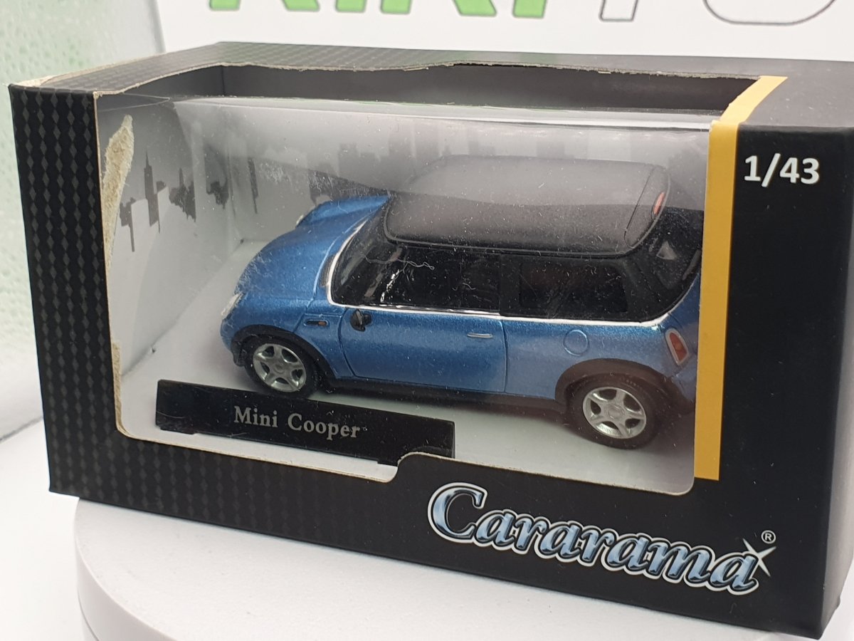 Mini Cooper Cararama 1/43 Azzurro Met. 2001 - RikiToys - Cararama