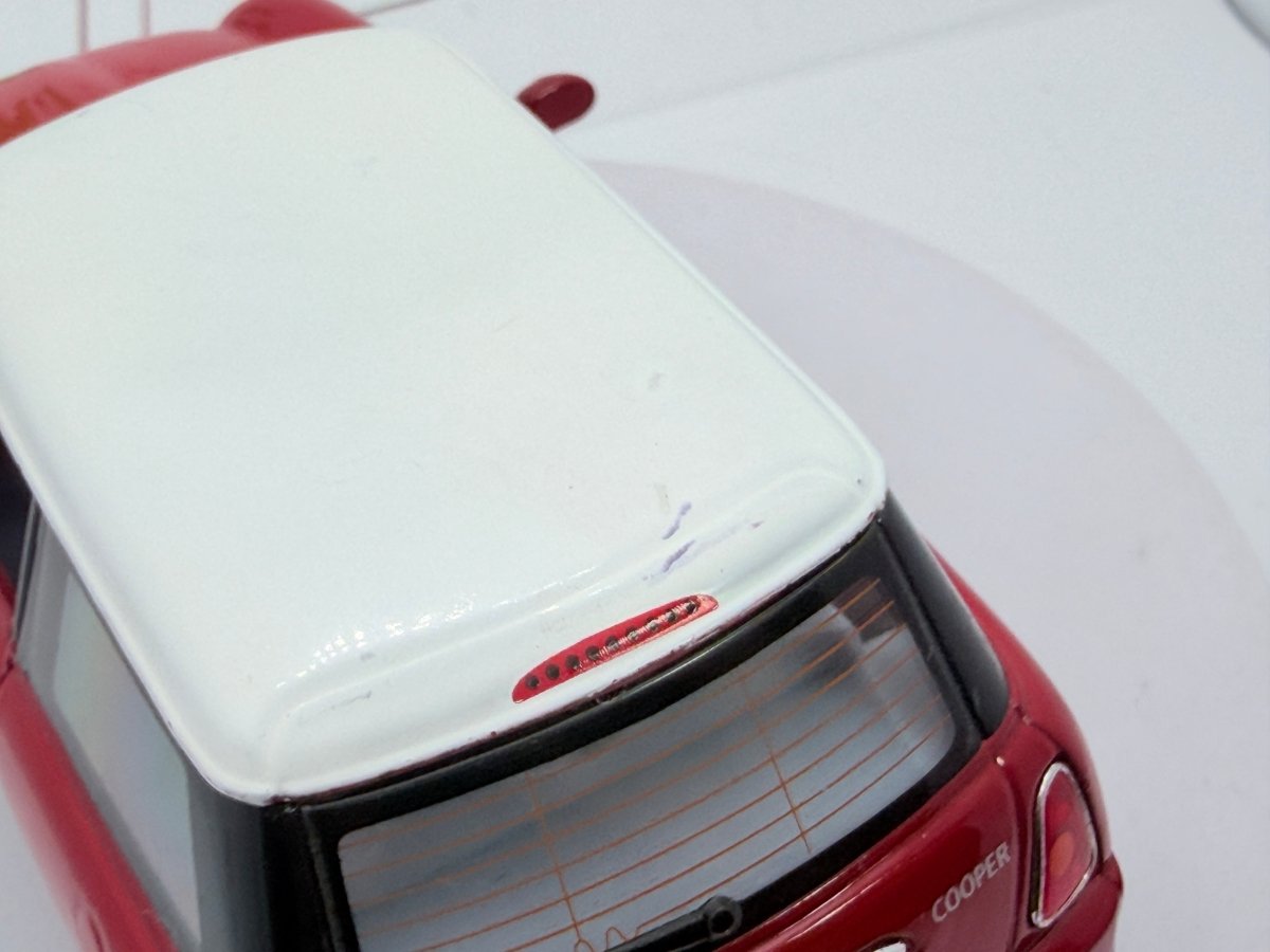 Mini Cooper Kinsmart 1/28 Rosso - RikiToys - Kinsmart