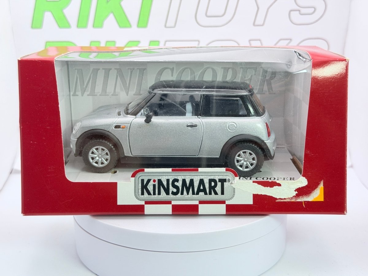 Mini Cooper Kinsmart 1/35 Argento - RikiToys - Kinsmart