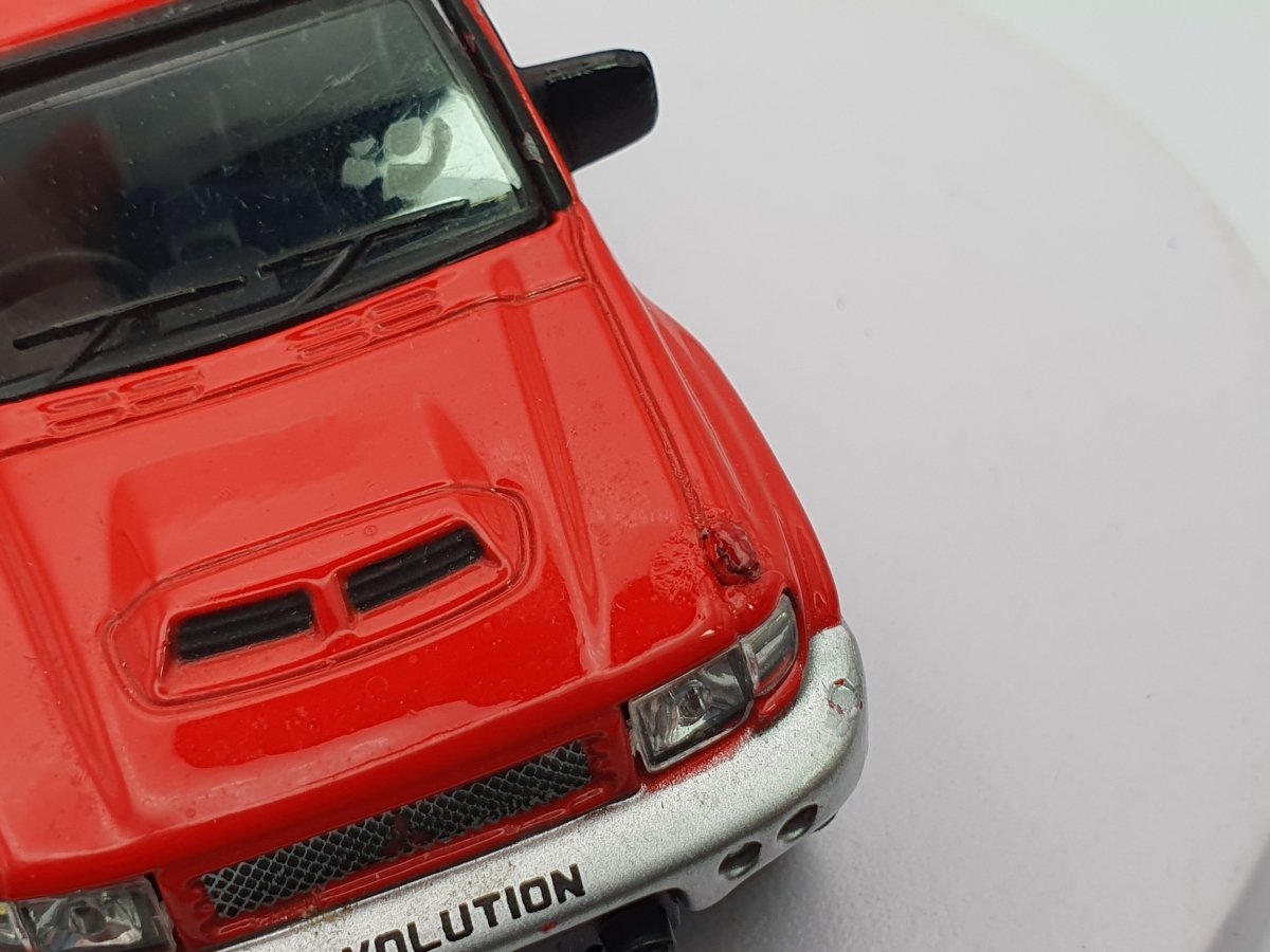Mitsubishi Pajero Evolution Cararama 1/43 Rosso - RikiToys - Cararama#