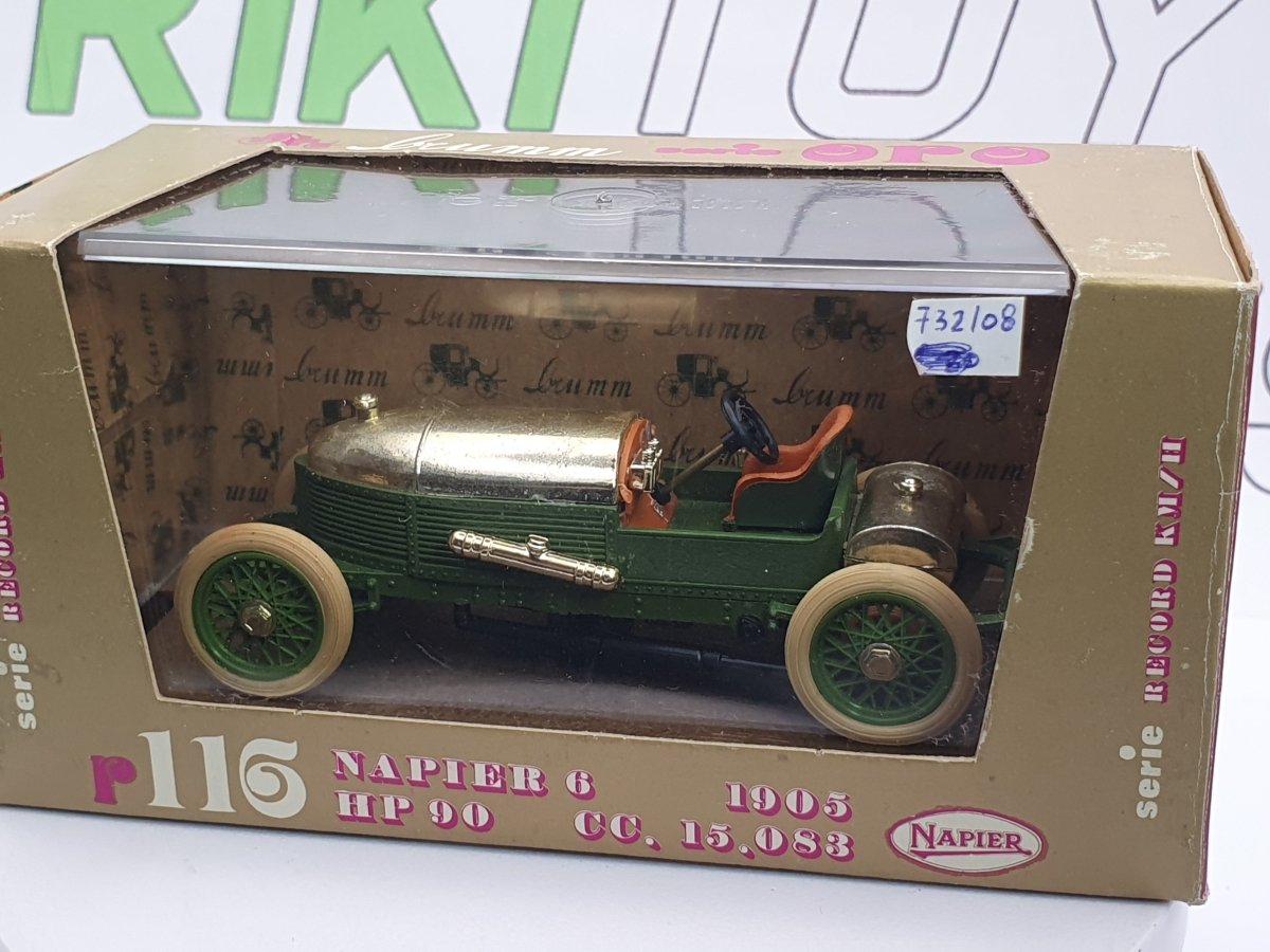 Napier HP 90 Brumm 1/43 Argento 1905 - RikiToys - Brumm