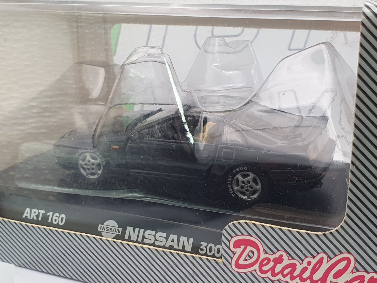 Nissan 300 ZX Details Cars 1/43 Nero 1989 - RikiToys - Details Cars