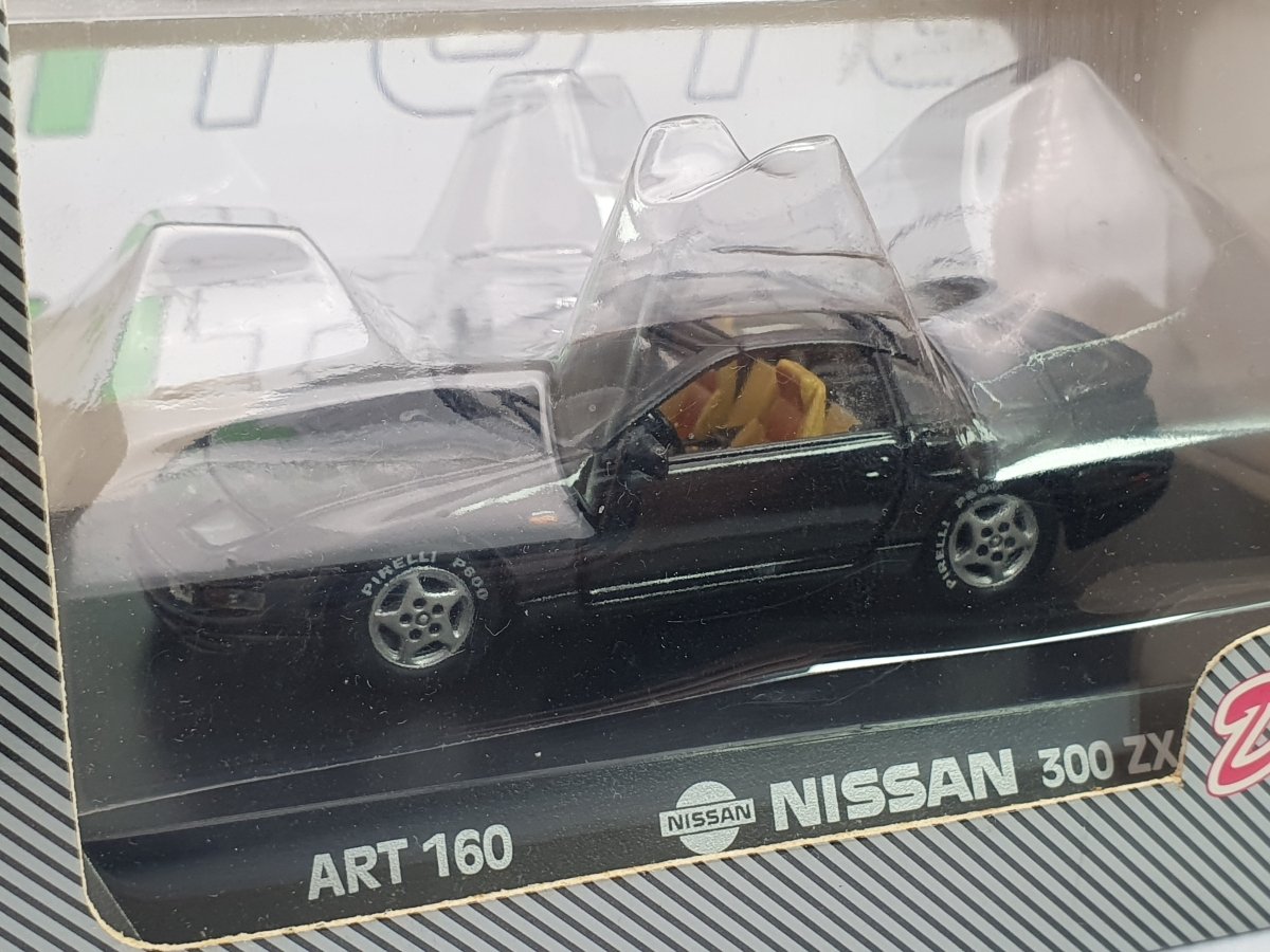 Nissan 300 ZX Details Cars 1/43 Nero 1989 - RikiToys - Details Cars