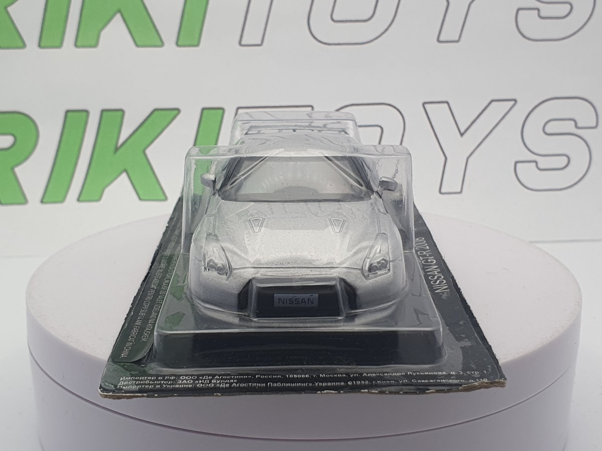 Nissan GT - R Edicola 1/43 Argento 2008 - RikiToys - Edicola
