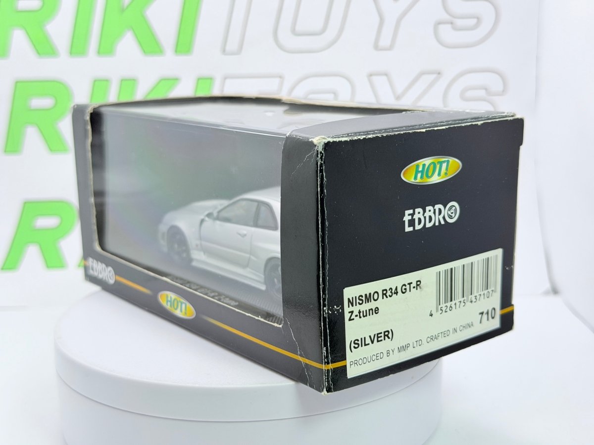 Nissan Nismor 34 GT-R Ebbro 1/43 Argento - RikiToys - Ebbro#