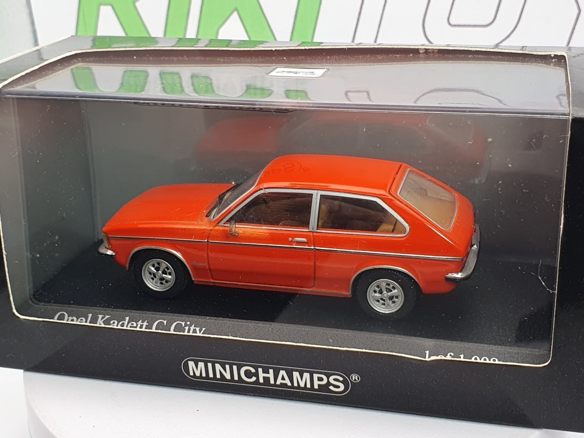 Opel Kadett C City Minichamps 1/43 Rosso 1978 - RikiToys - Minichamps