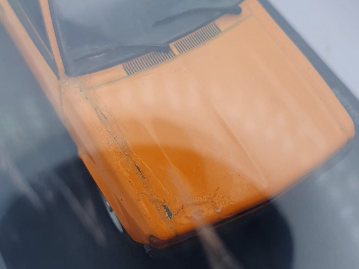 Opel Kadett C Coupé Whitebox 1/43 Arancione 1973 - RikiToys - Whitebox