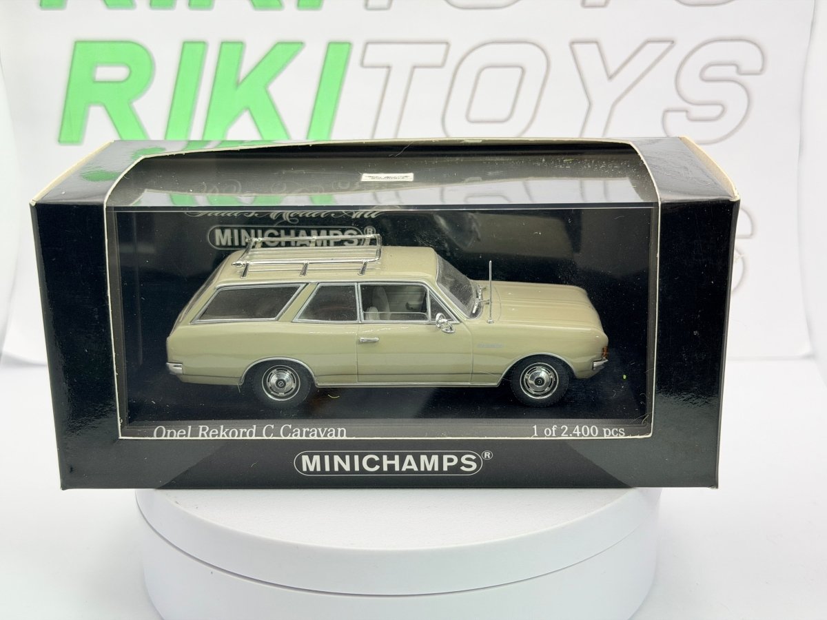 Opel Rekord C SW Minichamps 1/43 Beige - RikiToys - Minichamps