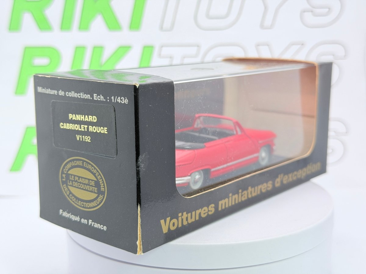 Panhard PL 17 Cabrio Eligor 1/43 Rosso - RikiToys - Eligor