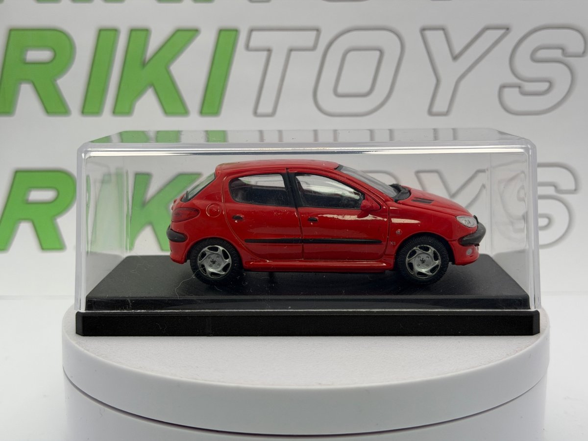 Peugeot 206 Cararama 1/43 Rosso - RikiToys - Cararama