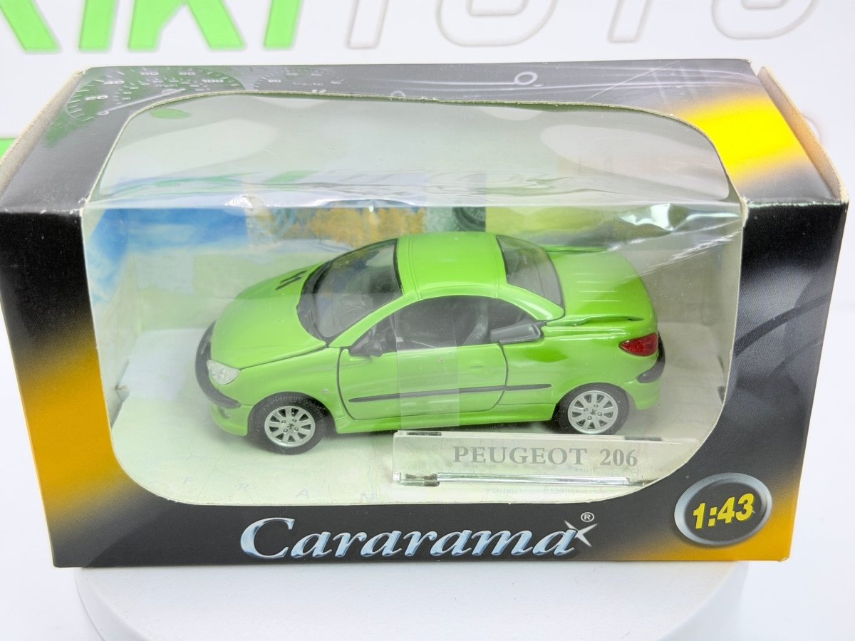 Peugeot 206 cc Cararama 1/43 Verde - RikiToys - Cararama