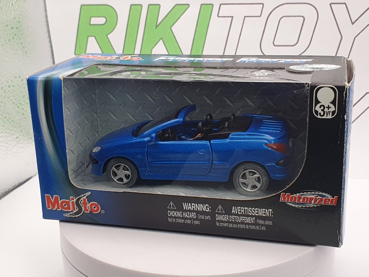 Peugeot 206 CC Maisto 1/40 Blu - RikiToys - Maisto