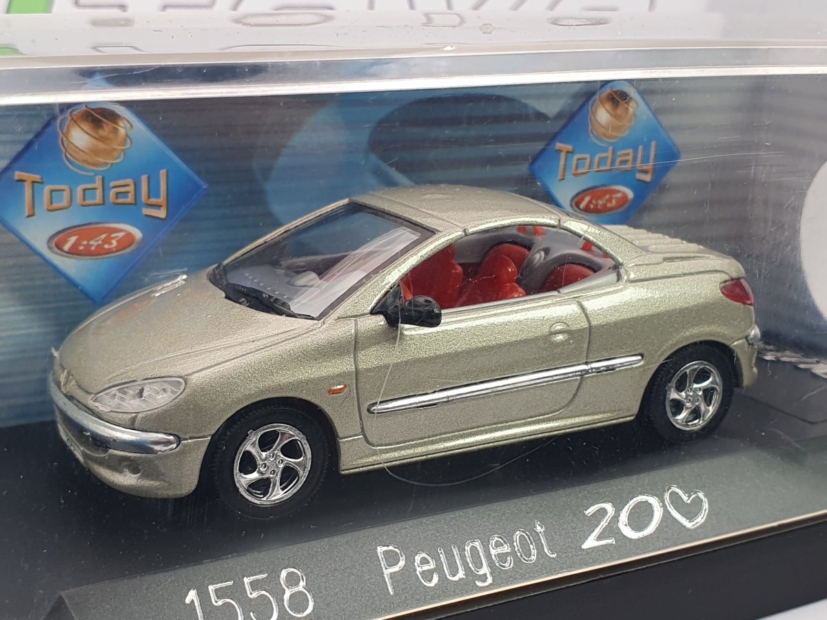 Peugeot 206 cc Solido 1/43 Argento - RikiToys - Solido