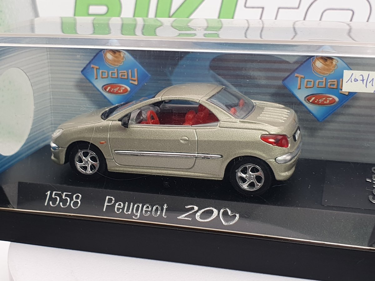 Peugeot 206 cc Solido 1/43 Argento - RikiToys - Solido