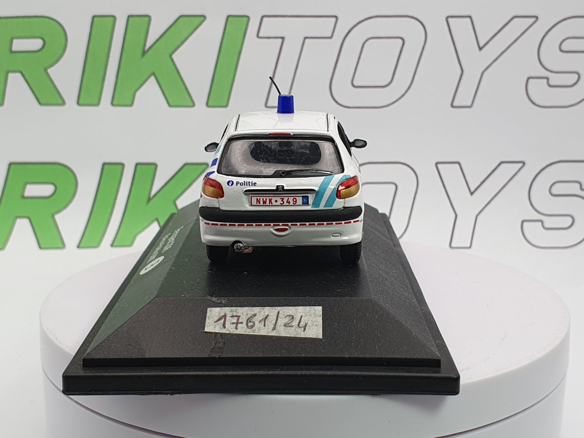 Peugeot 206 Edicola 1/43 Bianco 2002 - RikiToys - Edicola