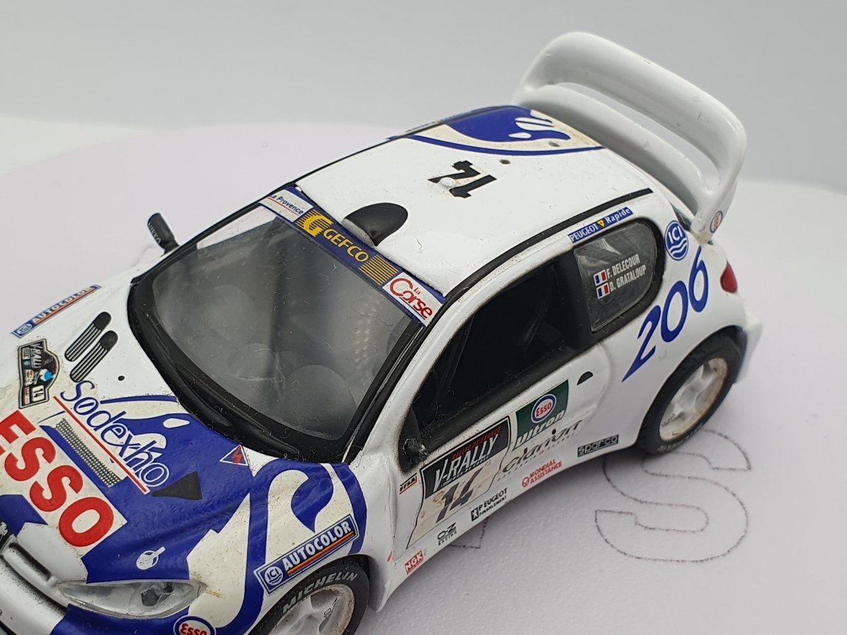 Peugeot 206 WRC Edicola 1/43 - RikiToys - Edicola#