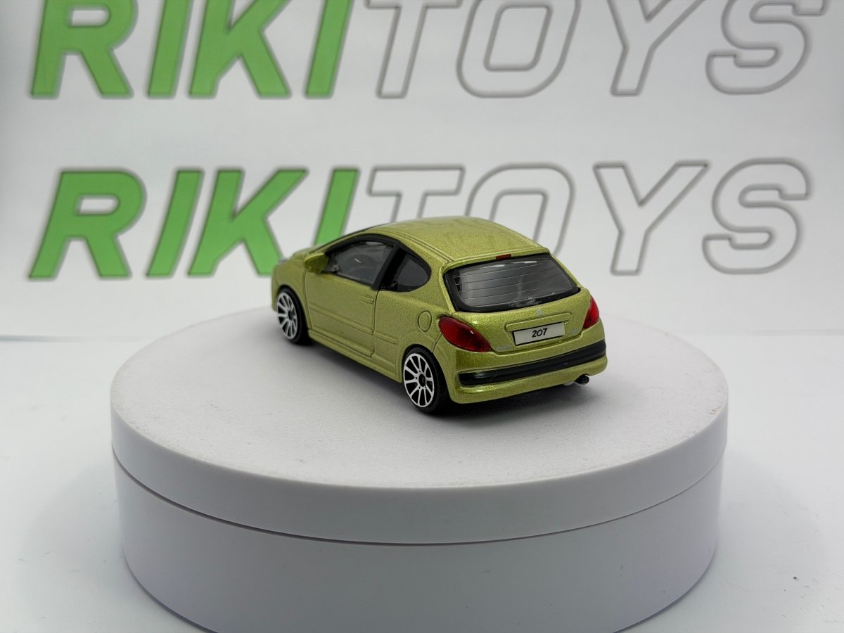 Peugeot 207 Burago 1/43 Verde 2006 - RikiToys - Burago