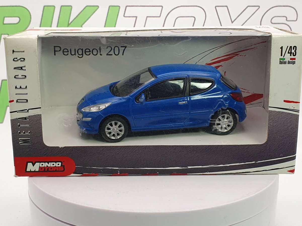 Peugeot 207 Mondo Motors 1/43 Blu - RikiToys - Mondo Motors