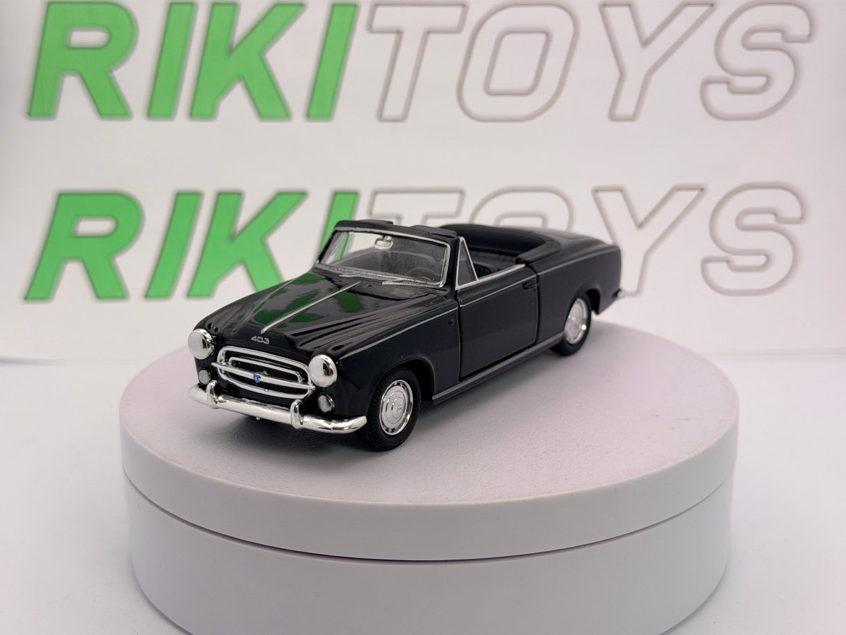 Peugeot 403 Cabrio Welly 1/40 Nero 1957 - RikiToys - Welly