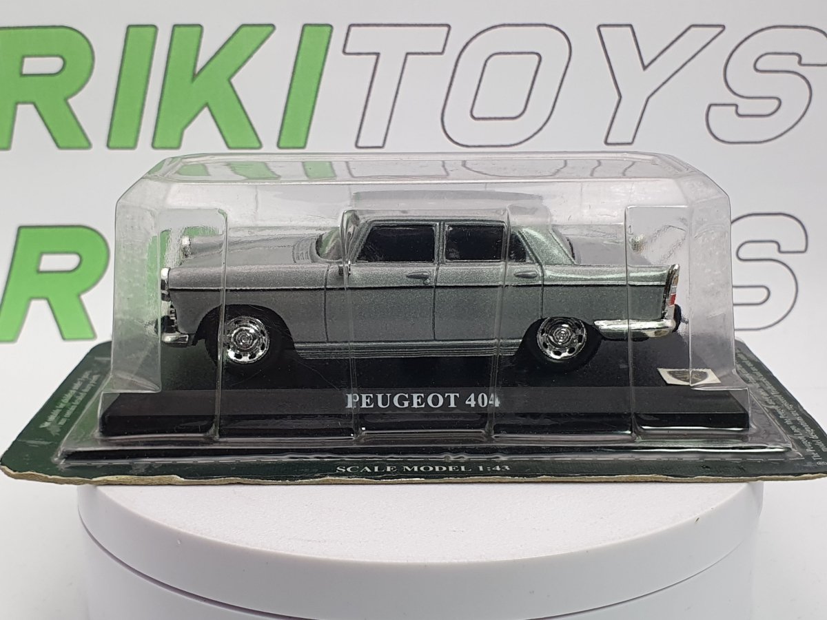 Peugeot 404 Del Prado 1/43 Argento 1962 - RikiToys - Del Prado