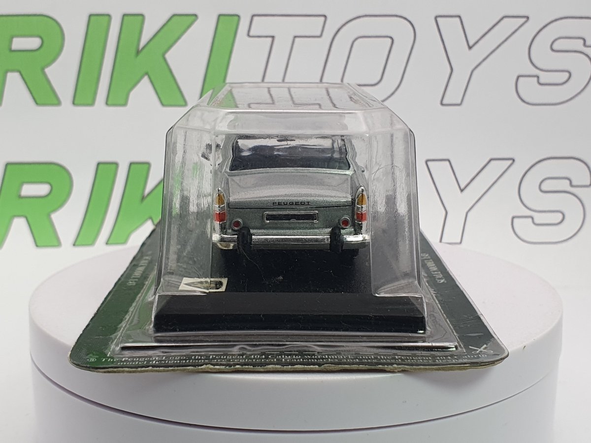 Peugeot 404 Del Prado 1/43 Argento 1962 - RikiToys - Del Prado