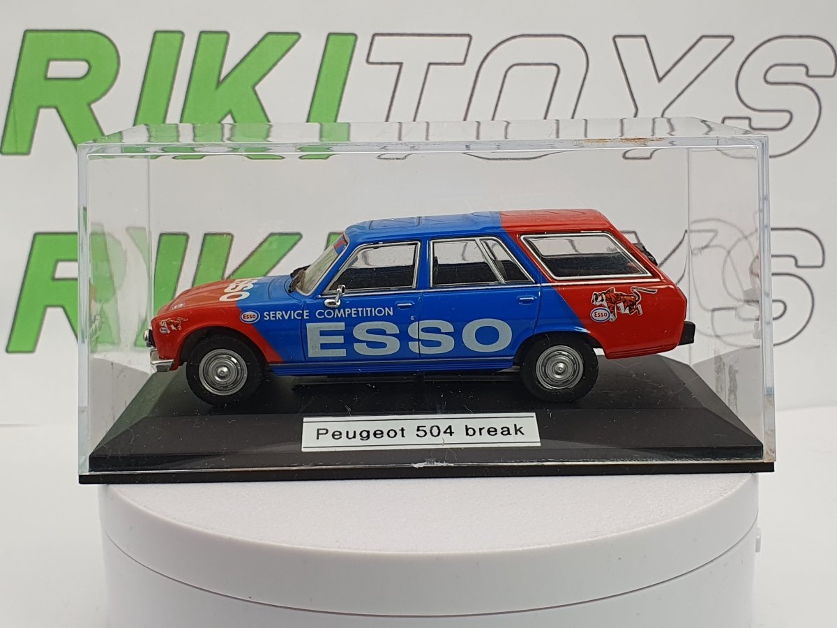 Peugeot 504 Break Edicola 1/43 Blu 1969 - RikiToys - Edicola#