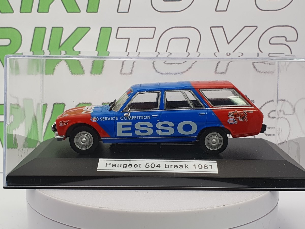 Peugeot 504 Break Edicola 1/43 Blu - RikiToys - Edicola