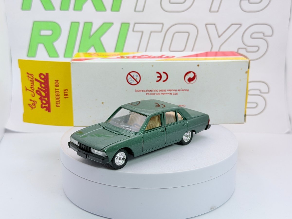 Peugeot 604 V6 SL Solido 1/43 Verde 1975 - RikiToys - Solido