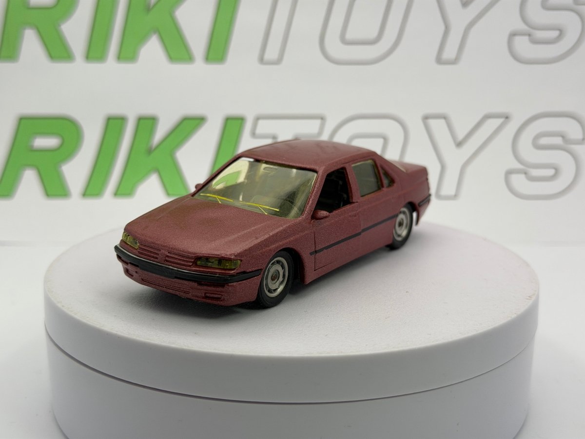 Peugeot 605 Solido 1/43 Rosso metallizzato 1989 - RikiToys - Solido