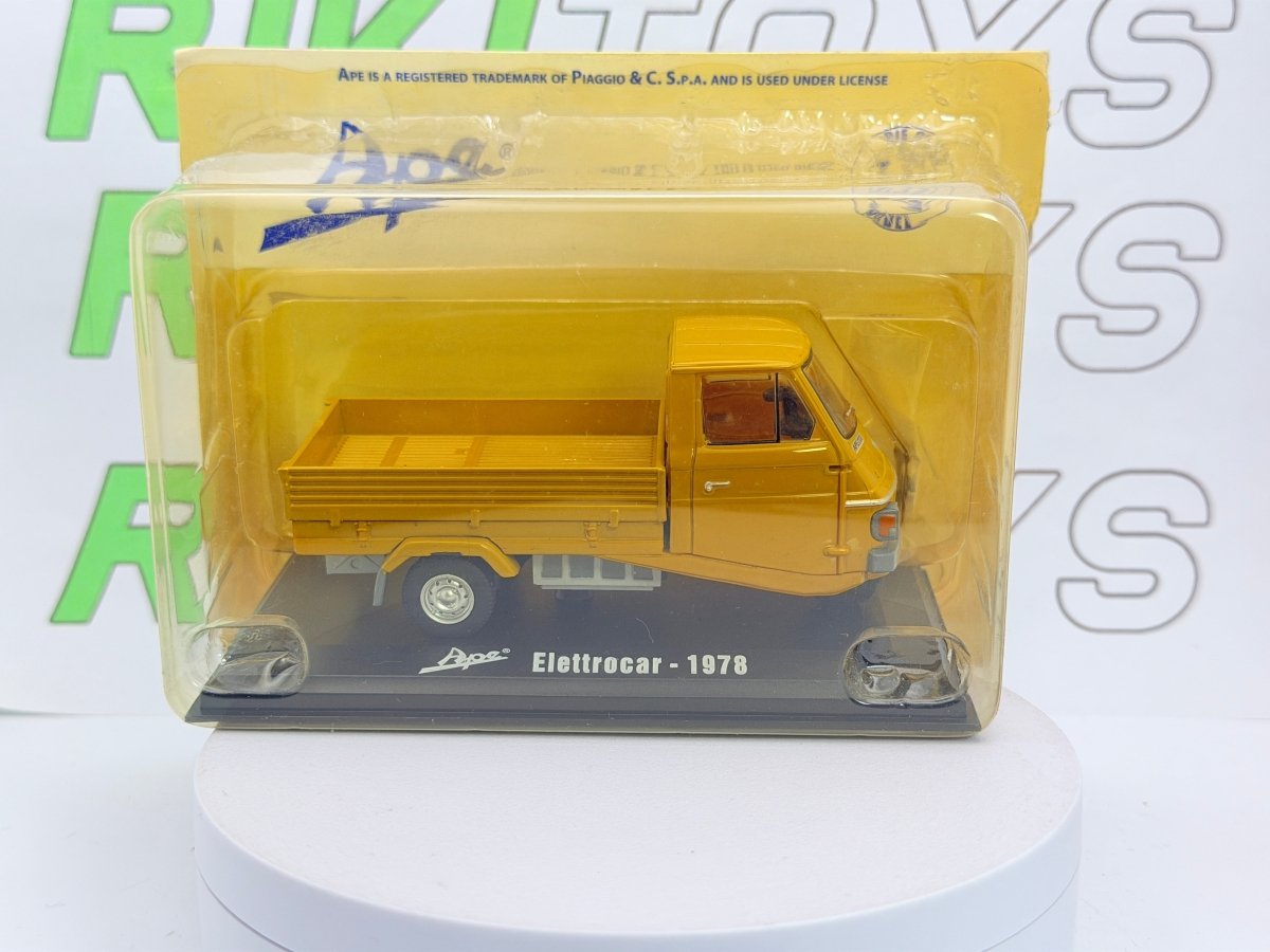 Piaggio Ape Elettrocar Italeri 1/32 Giallo 1978 - RikiToys - Italeri