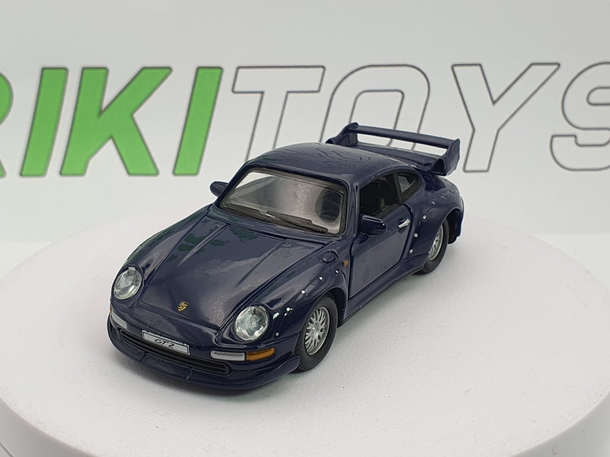 Porsche 911 GT 2 Cararama 1/43 Blu 1999 - RikiToys - Cararama#