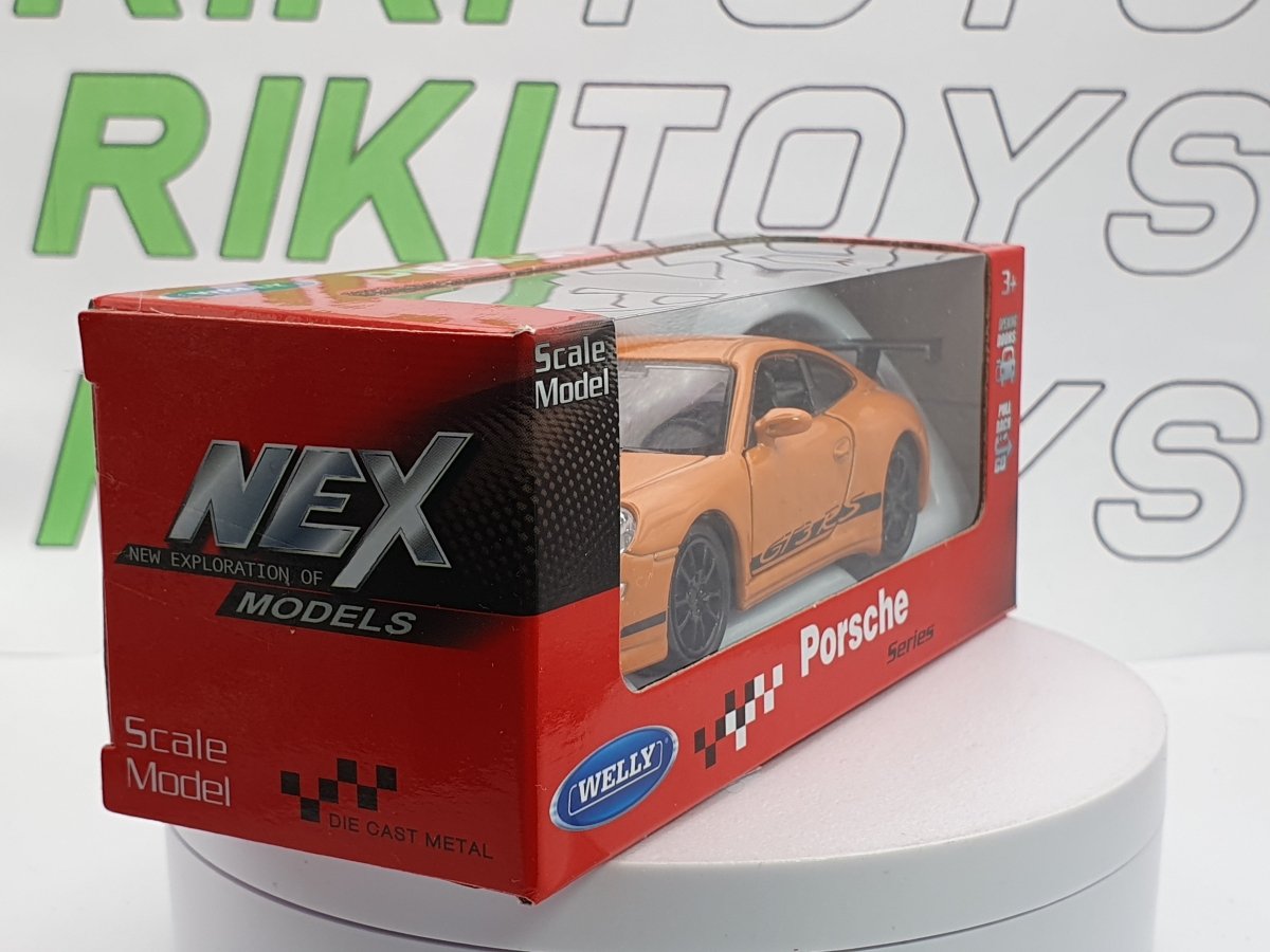 Porsche 911 GT3 RS Welly 1/38 Arancione 2006 - RikiToys - Welly#