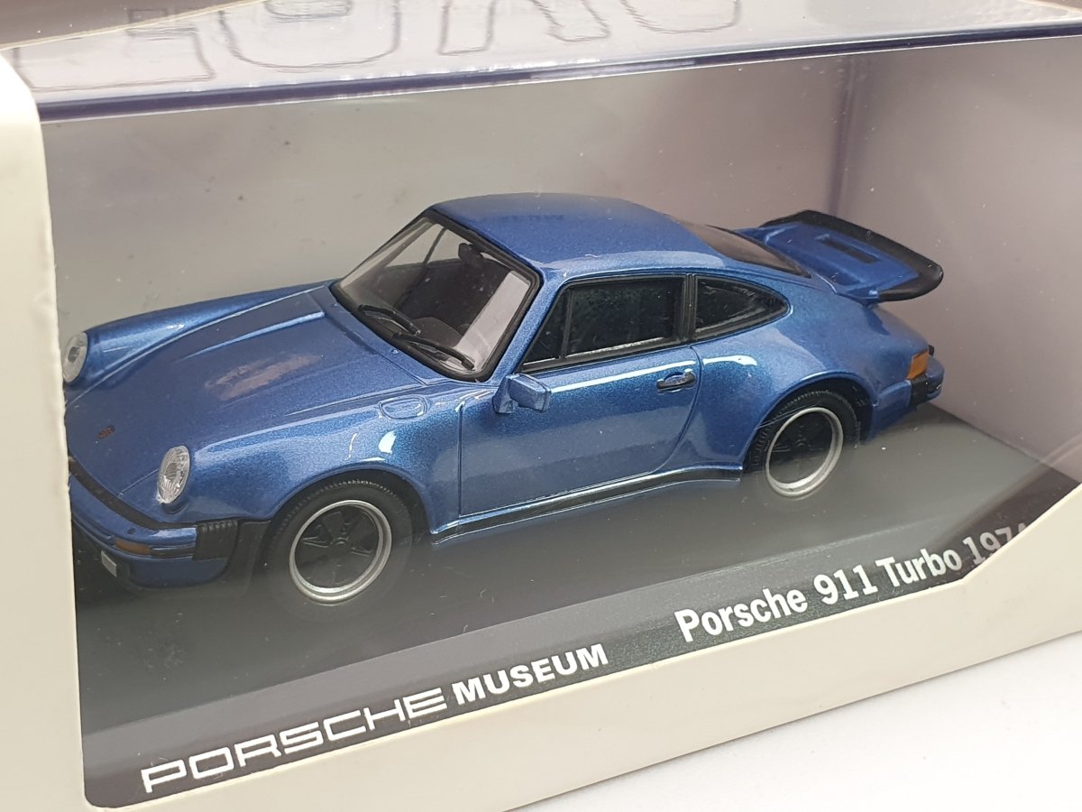 Porsche 911 Turbo 1/43 Blu Met. 1974 - RikiToys - RikiToys