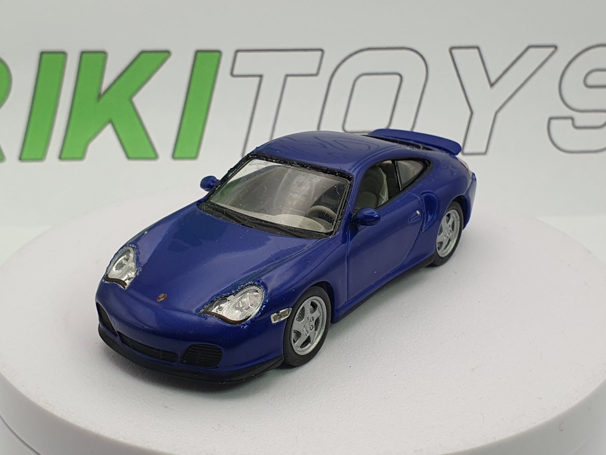 Porsche 911 Turbo 996 Edicola 1/43 Blu 1997 - RikiToys - Edicola#