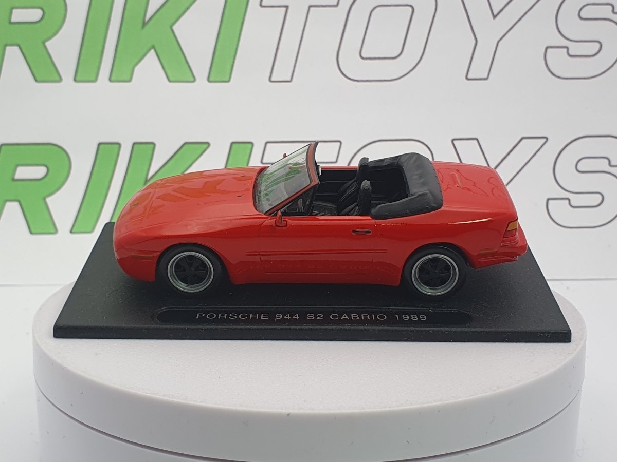 Porsche 944 S2 Cabrio Edicola 1/43 Rosso 1989 - RikiToys - Edicola