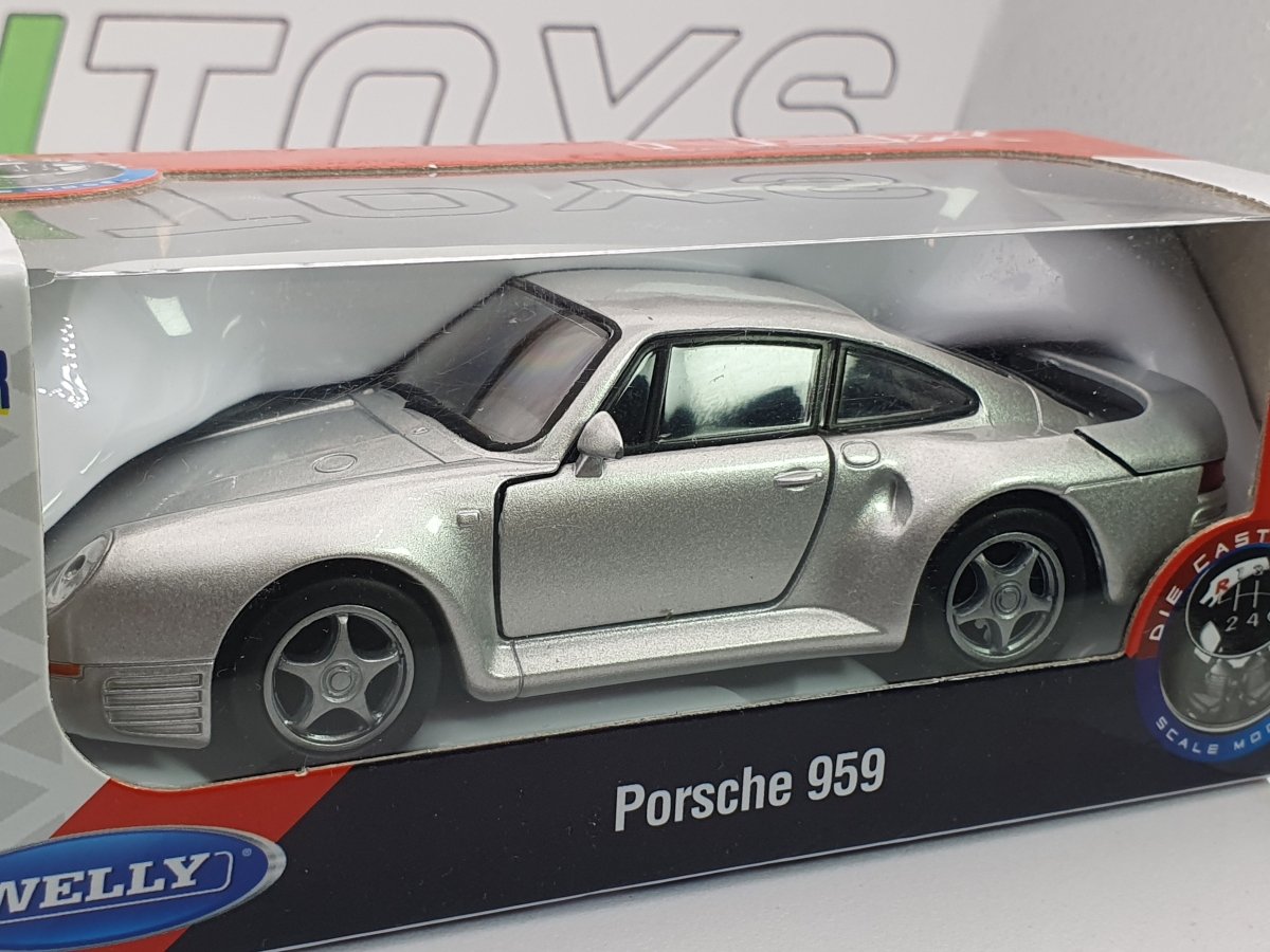 Porsche 959 Welly 1/40 Argento - RikiToys - Welly