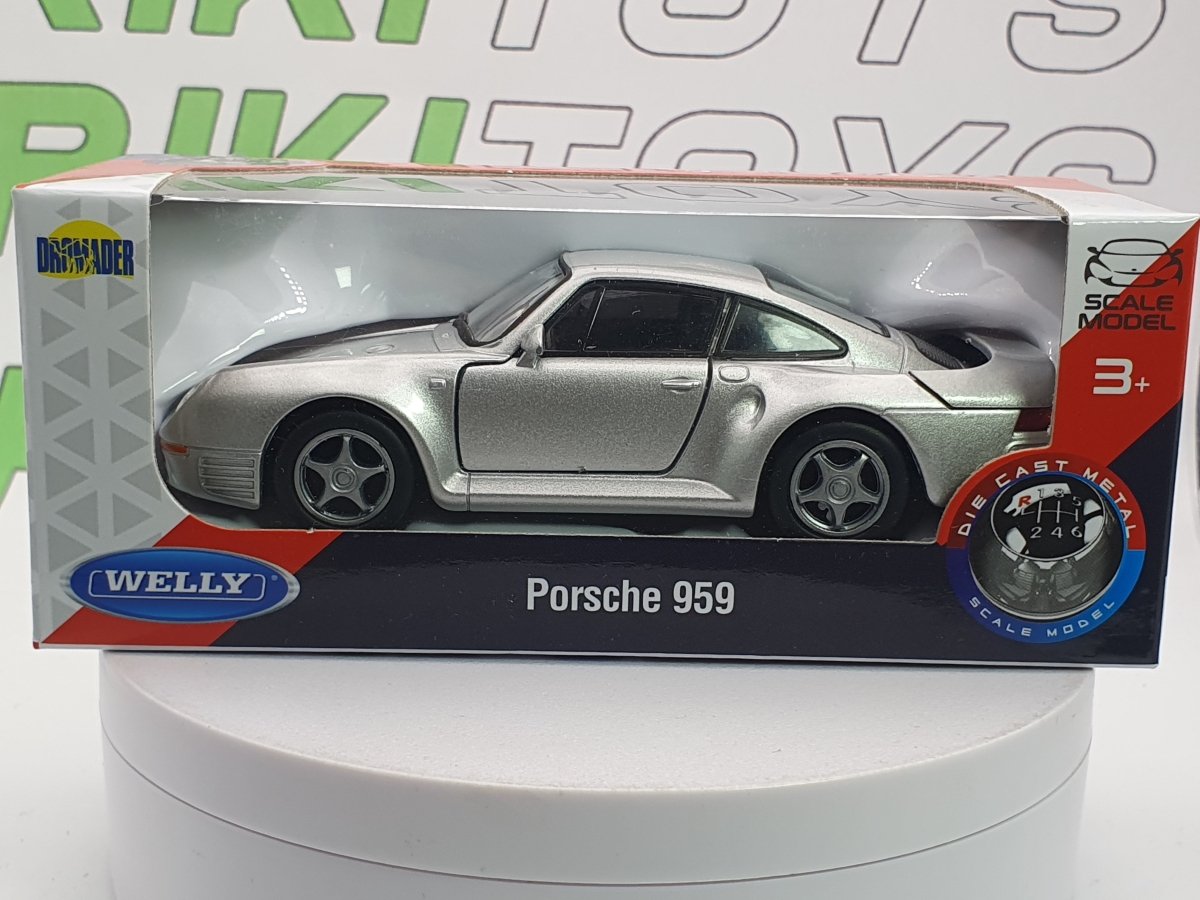 Porsche 959 Welly 1/40 Argento - RikiToys - Welly