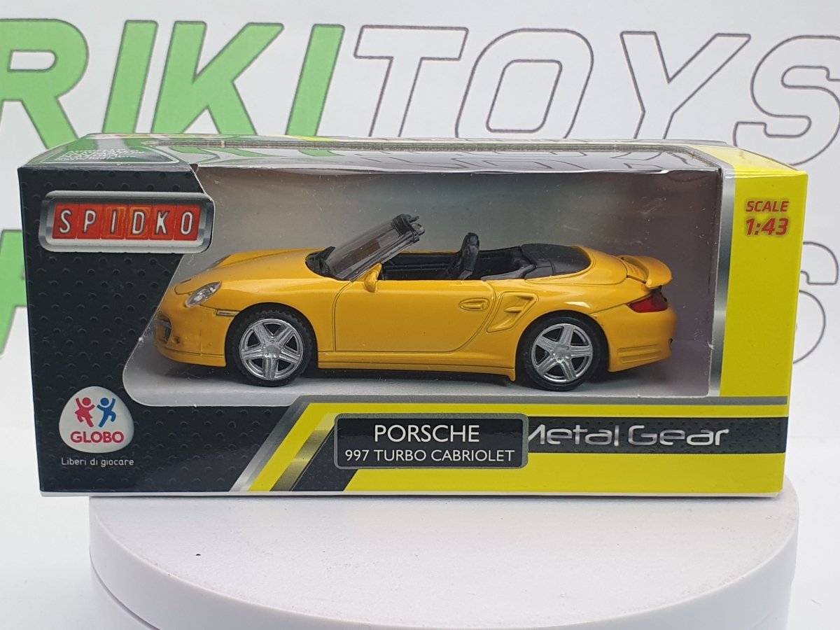 Porsche 997 Turbo Cabrio Spidko 1/43 Giallo - RikiToys - Spidko