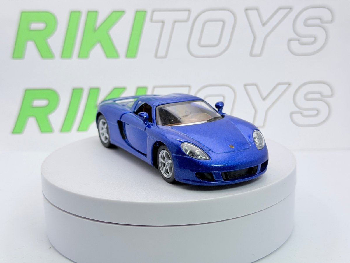 Porsche Carrera Gt Kinsmart 1/36 Blu metallizzato - RikiToys - Kinsmart