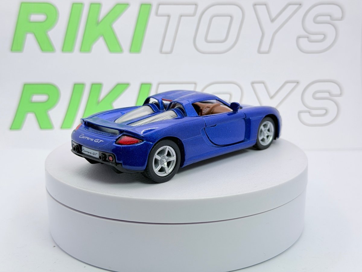 Porsche Carrera Gt Kinsmart 1/36 Blu metallizzato - RikiToys - Kinsmart