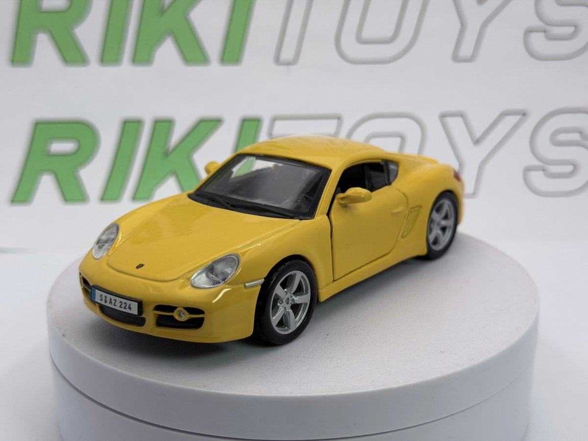 Porsche Cayman S Burago 1/32 Giallo - RikiToys - Burago