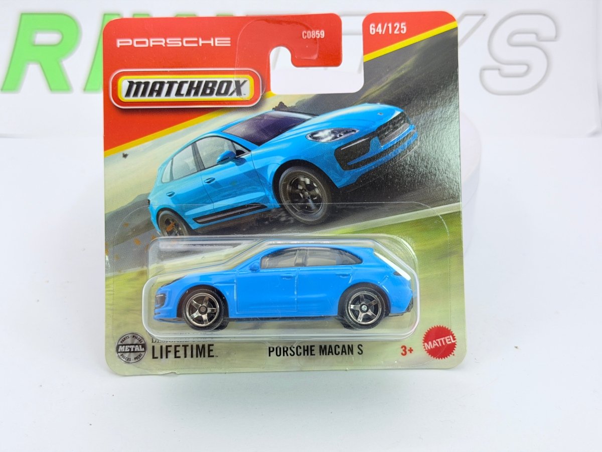 Porsche Macan S Matchbox 1/64 Blu - RikiToys - Matchbox