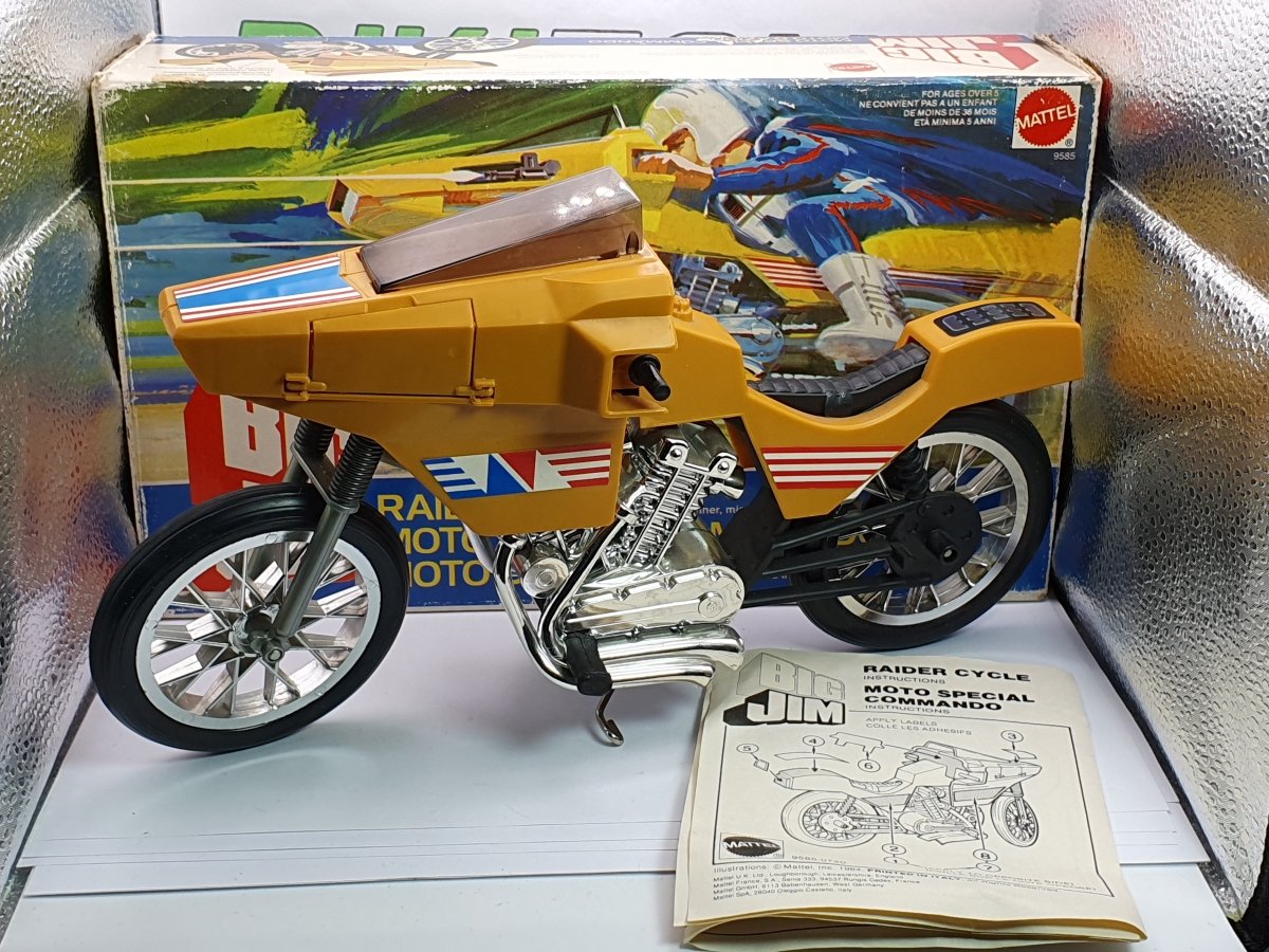 Raider Cycle Mattel Beige - RikiToys - Mattel#