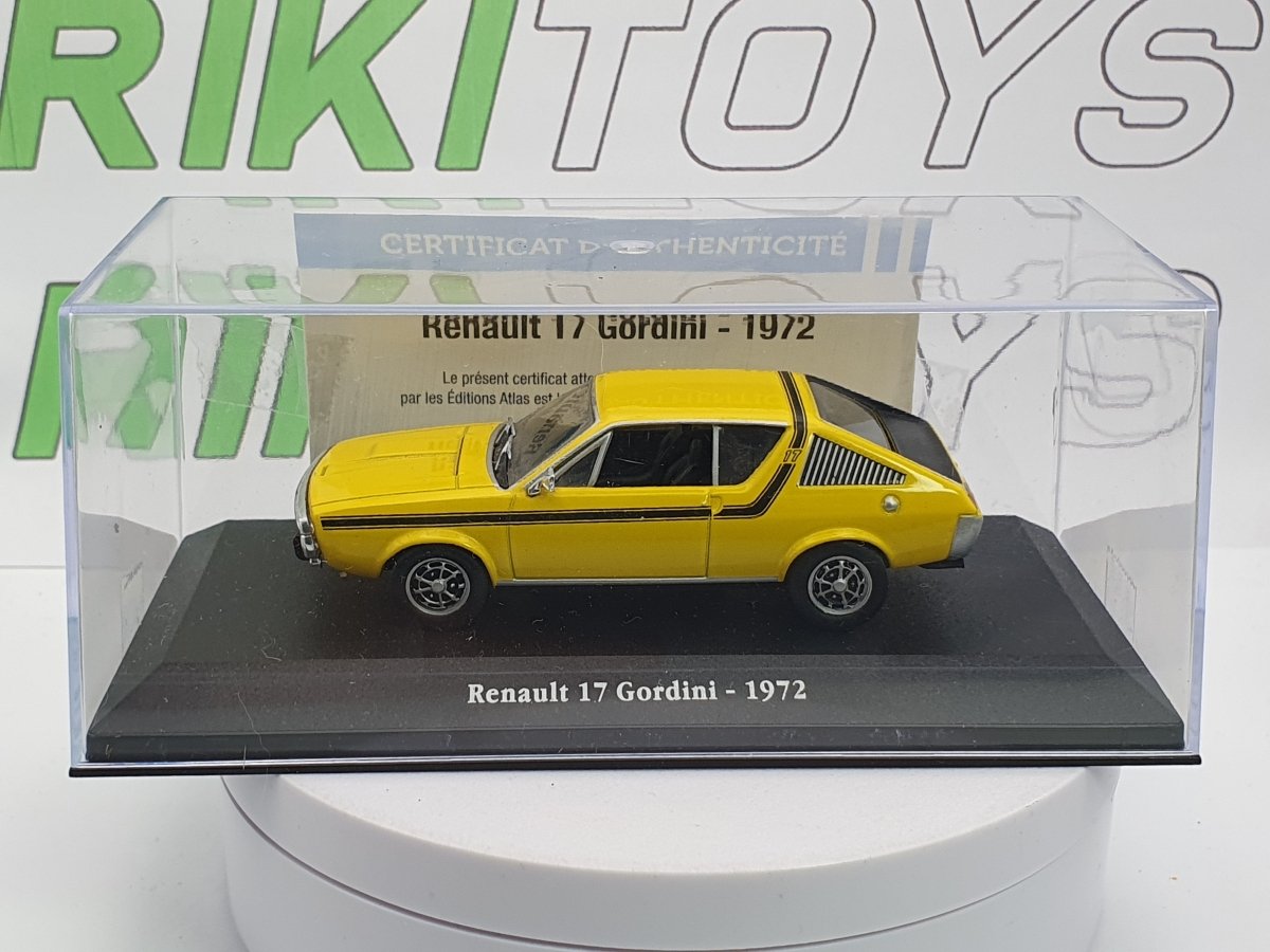 Renault 17 Gordini TS Atlas 1/43 Giallo 1972 - RikiToys - Atlas