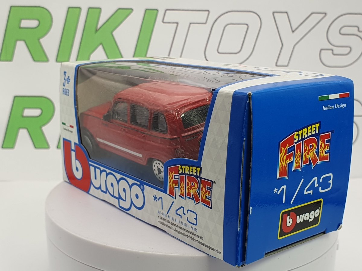 Renault 4 GTL Burago 1/43 Rosso 1985 - RikiToys - Burago#