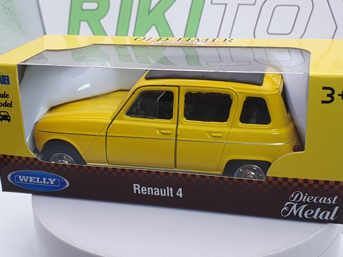 Renault 4 Welly 1/40 Giallo - RikiToys - Welly
