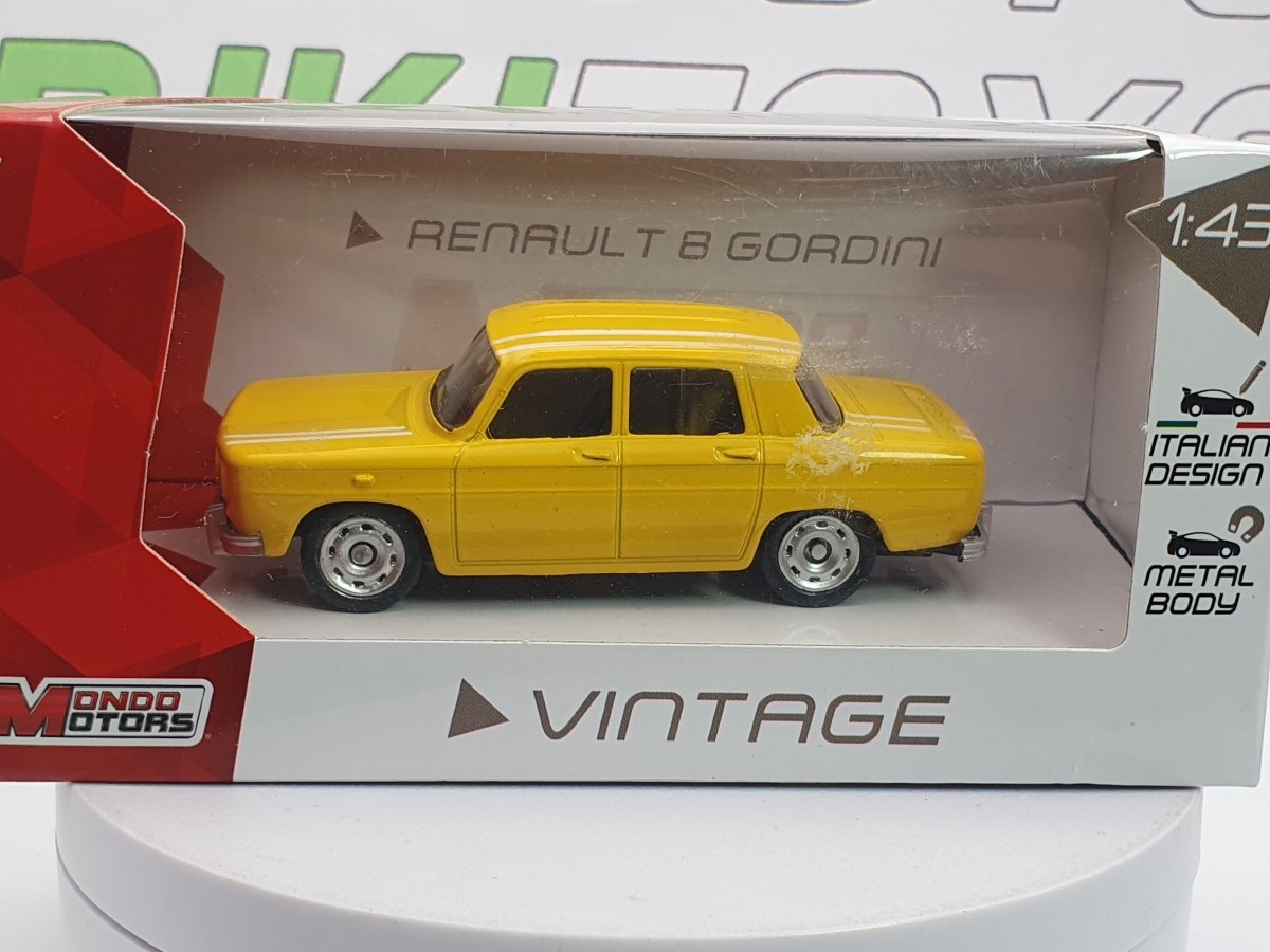 Renault 8 Gordini MondoMotors 1/43 Giallo 1964 - RikiToys - MondoMotors
