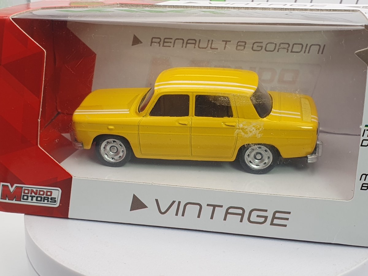 Renault 8 Gordini MondoMotors 1/43 Giallo 1964 - RikiToys - MondoMotors