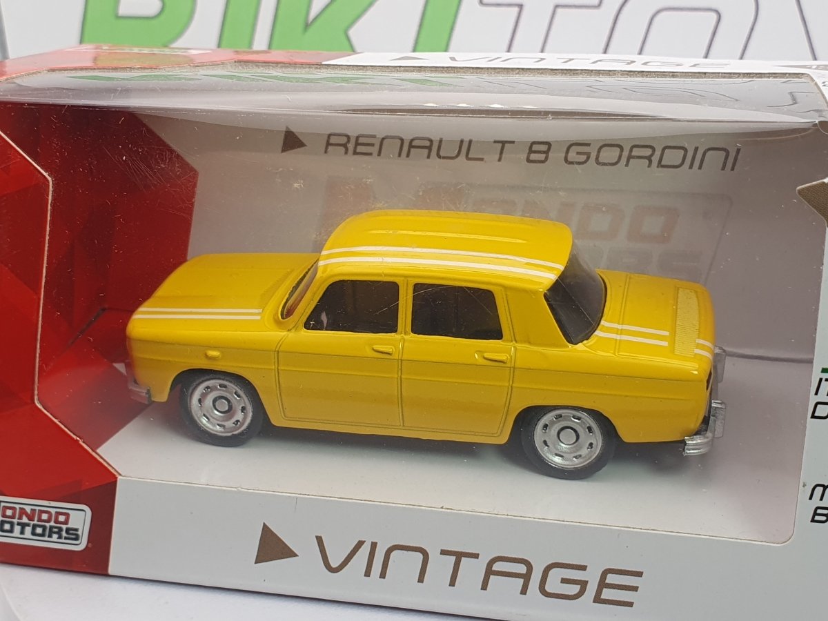 Renault 8 Gordini MondoMotors 1/43 Giallo 1964 - RikiToys - MondoMotors