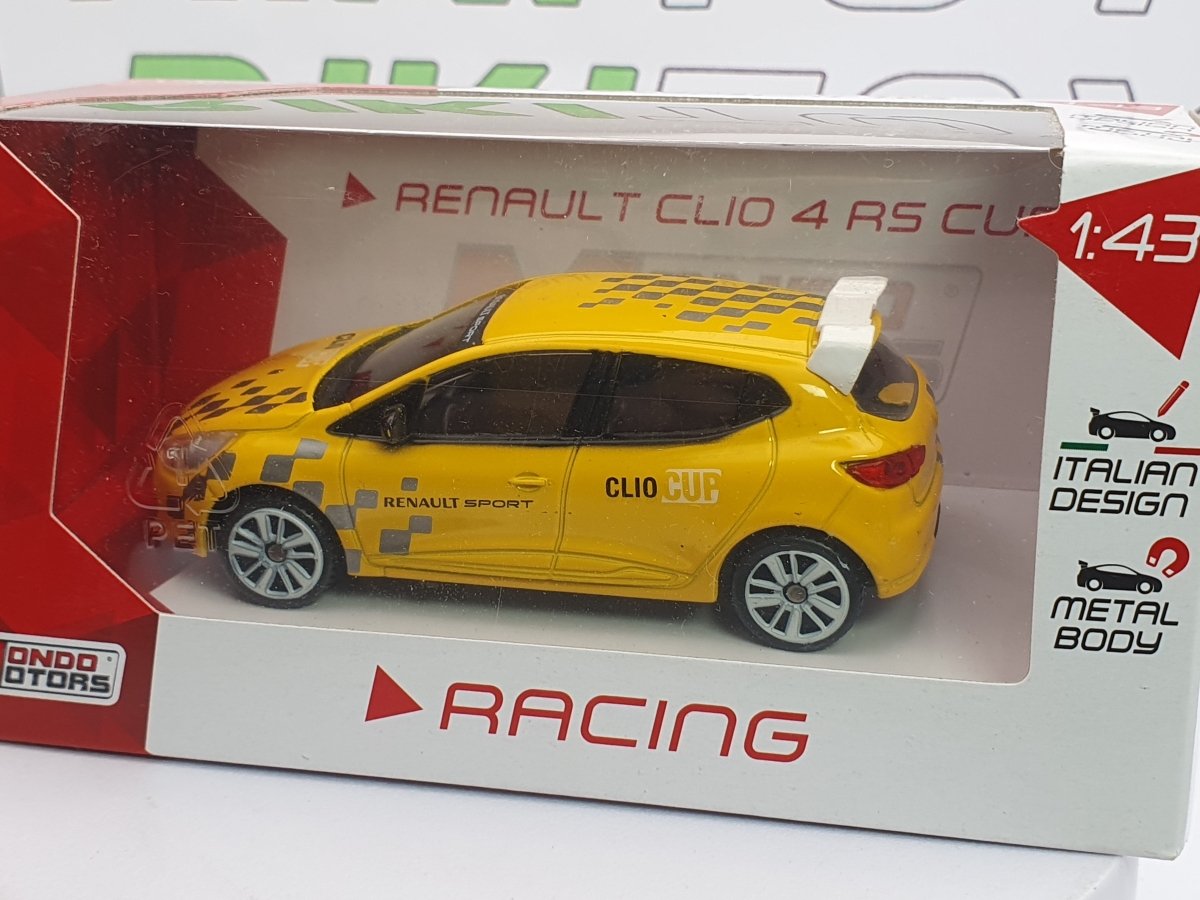 Renault Clio RS Cup MondoMotors 1/43 Giallo - RikiToys - MondoMotors